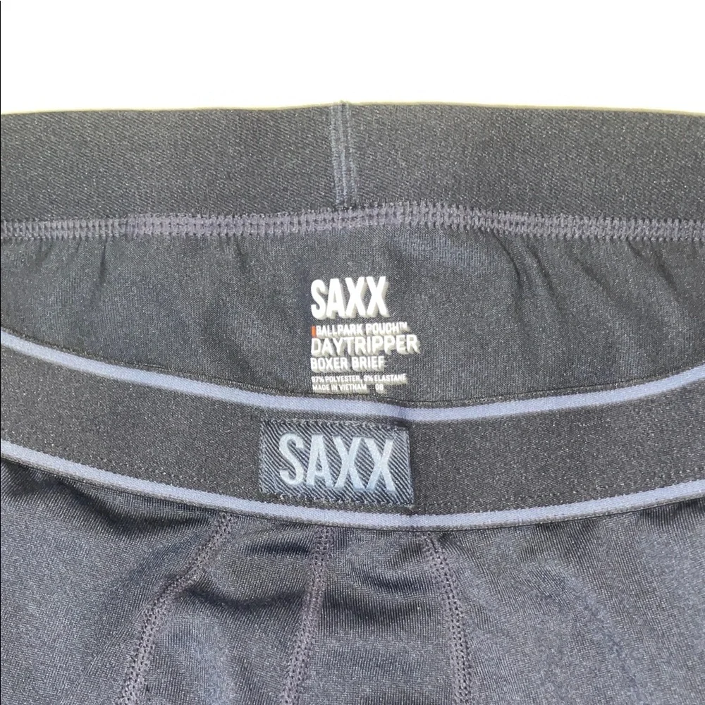SAXX Men's Boxer Briefs - Black, Gray, and Navy Trio. Never Worn - Picture 3 of 3